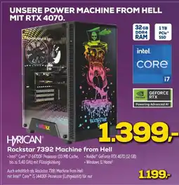 Euronics Hyrican rockstar 7392 machine from hell oder rockstar 7391 machine from hell Angebot