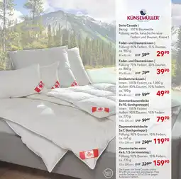 Matratzen Concord Künsemüller feder- und daunenkissen Angebot