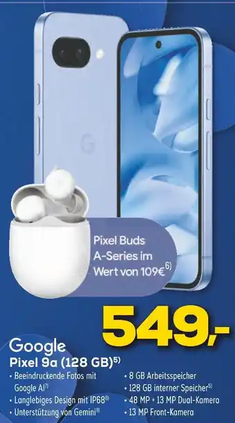 Euronics Google pixel 9a (128 gb) Angebot