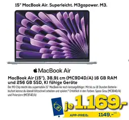 Euronics Apple macbook air Angebot