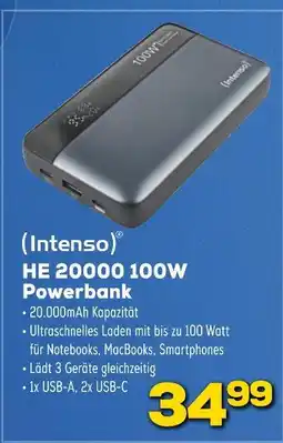 Euronics Intenso he 20000 100w powerbank Angebot
