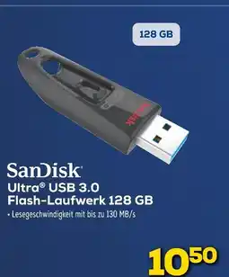 Euronics Sandisk ultra usb 3.0 flash-laufwerk 128 gb Angebot