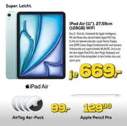 Euronics Apple ipad air (11), 27,59cm (128gb) wifi Angebot