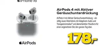 Euronics Apple airpods 4 Angebot