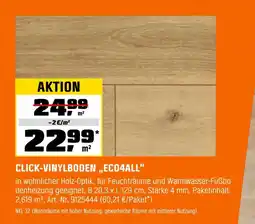 OBI Eco4all click-vinylboden Angebot