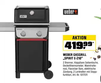 OBI Weber gasgrill „spirit e-210“ Angebot