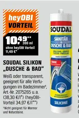 OBI Soudal silikon dusche & bad Angebot