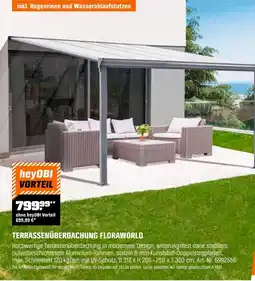 OBI Floraworld terrassenüberdachung Angebot