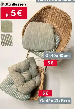 Woolworth Stuhlkissen Angebot