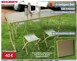 Woolworth Camping-set Angebot