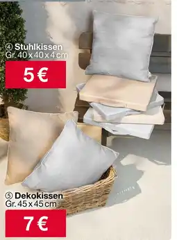 Woolworth Stuhlkissen oder dekokissen Angebot