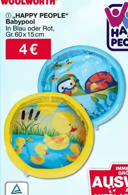 Woolworth Happy people „happy people“ babypool Angebot