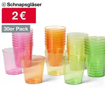 Woolworth Schnapsgläser Angebot
