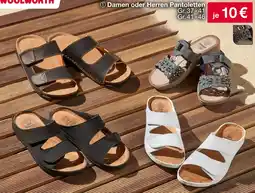 Woolworth Damen oder herren pantoletten Angebot