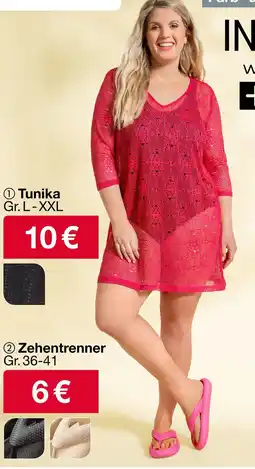 Woolworth Tunika oder zehentrenner Angebot
