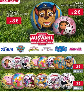 Woolworth Pvc ball Angebot
