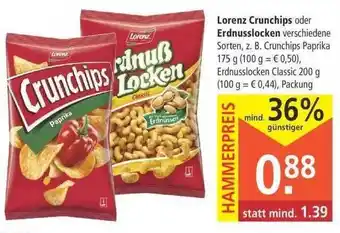 Marktkauf Lorenz Crunchips oder Erdnusslocken Angebot