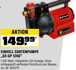OBI Einhell gartenpumpe  „GE-GP 1246" Angebot
