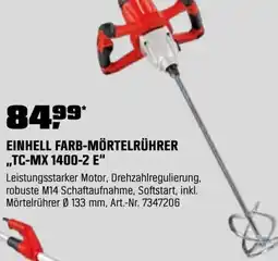 OBI Einhell farb-mörtelrührer ,,TC-MX 1400-2 E" Angebot