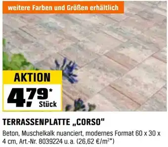 OBI Terrassenplatte „corso” Angebot