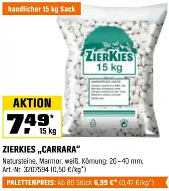 OBI Zierkies ,,carrara" Angebot