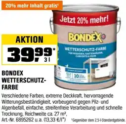 OBI Bondex wetterschutz-farbe Angebot