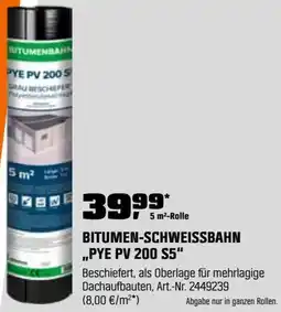 OBI Bitumen-schweissbahn „PYE PV 200 S5" Angebot