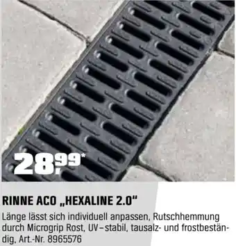 OBI Rinne aco ,,hexaline 2.0" Angebot