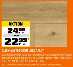 OBI Click-vinylboden „eco4all" Angebot