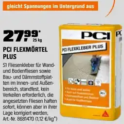 OBI PCI flexmörtel plus Angebot