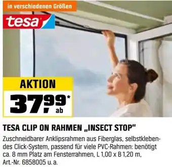 OBI Tesa clip on rahmen „insect stop" Angebot