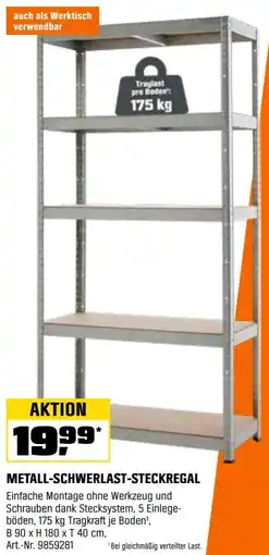 OBI Metall Schwerlast-steckregal Angebot