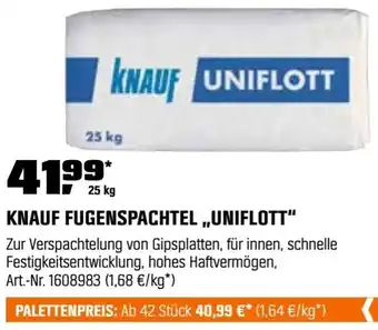 OBI Knauf fugenspachtel „uniflott” Angebot