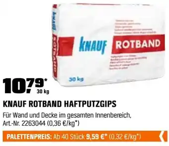 OBI Knauf rotband haftputzgips Angebot