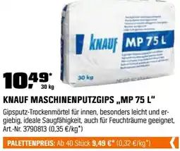 OBI Knauf maschinenputzgips „MP 75 L" Angebot
