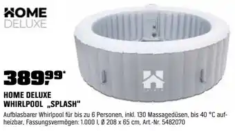 OBI Home deluxe whirlpool ,,splash" Angebot