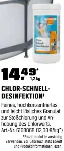 OBI Chlor-schnelldesinfektion Angebot