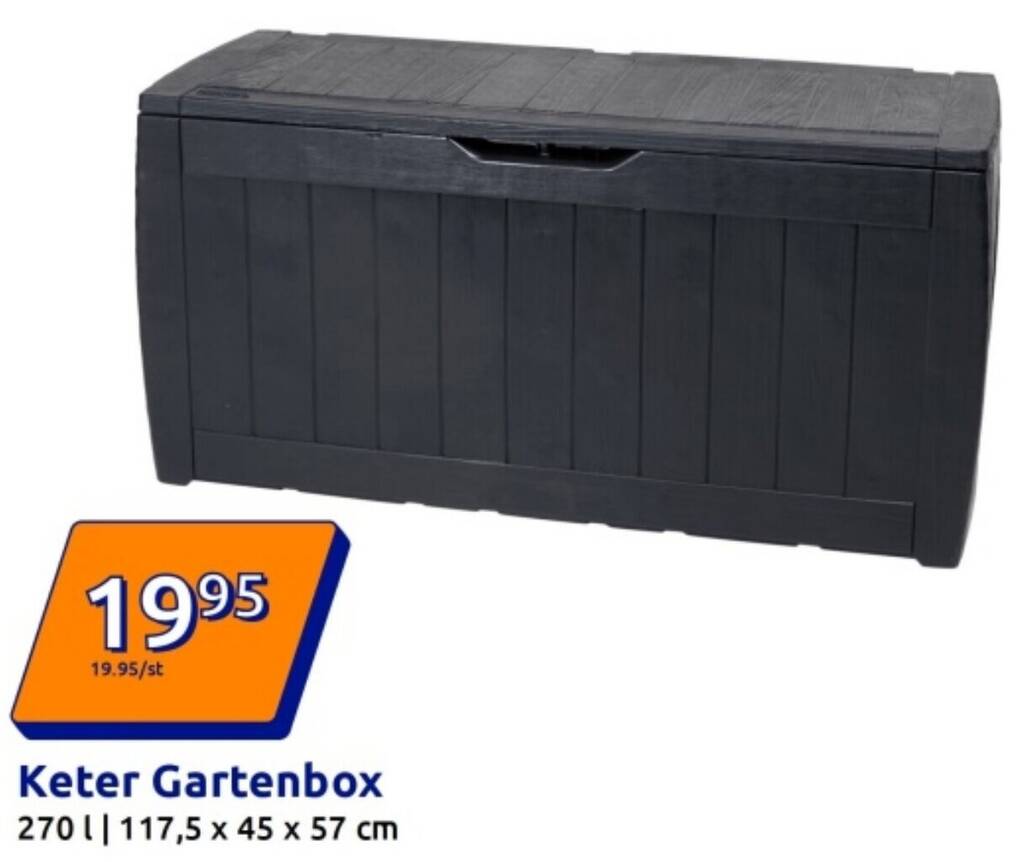 Keter Gartenbox Angebot bei Action