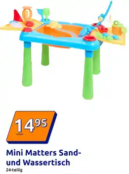 Action Mini Matters Sand- und Wassertisch Angebot