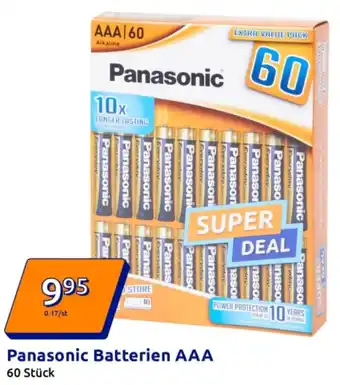 Action Panasonic Batterien AAA Angebot
