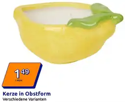 Action Kerze in Obstform Angebot