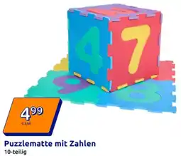 Action Puzzlematte mit Zahlen Angebot