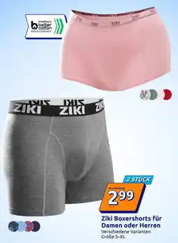 Action Ziki Boxershorts für Damen oder Herren Angebot