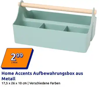 Action Home Accents Aufbewahrungsbox aus Metall Angebot