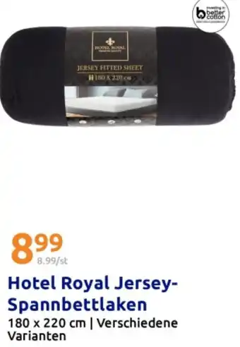 Action Hotel Royal Jersey Spannbettlaken Angebot