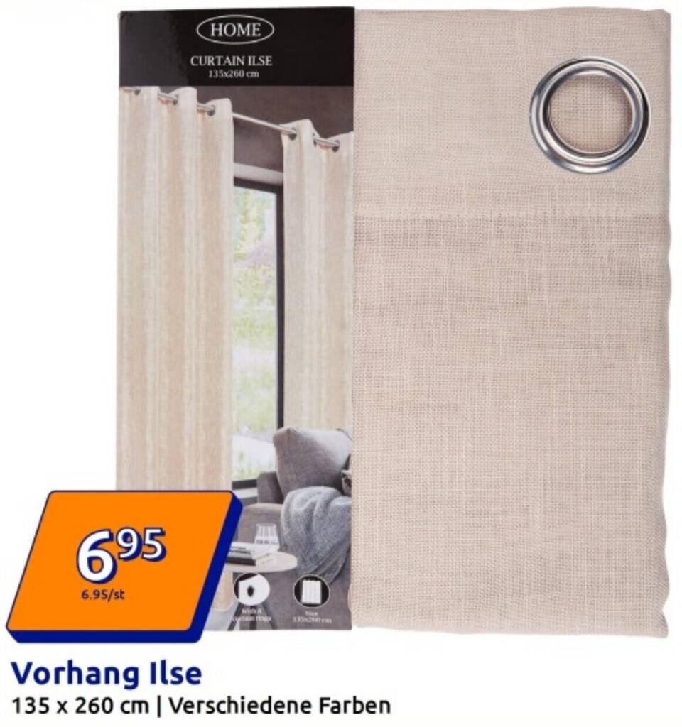 Vorhang Ilse Angebot bei Action
