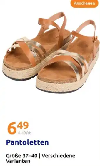 Action Pantoletten Angebot