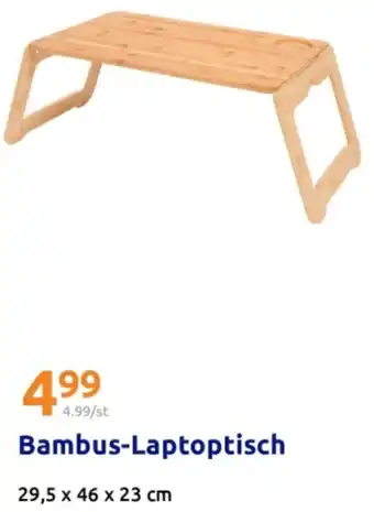 Action Bambus-Laptoptisch Angebot