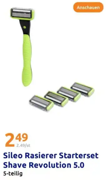 Action Sileo Rasierer Starterset Shave Revolution 5.0 Angebot