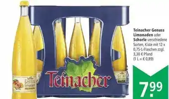 Marktkauf Teinacher Genuss Limonaden oder Schorle Angebot